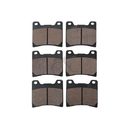 Motorcycle Disc Front & Rear Brake Pads For YAMAHA XVZ 1200 12 T TD 1985 YMX 1200 12N V-MAX