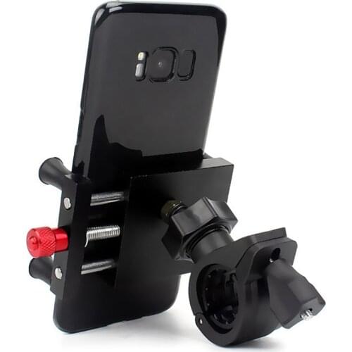 Full Aluminium Alloy Mobile Phone Holder Stands For Bicycle Motorcycle Metal Mountain Bike Road Bike Phone Holder for iphone 6 8