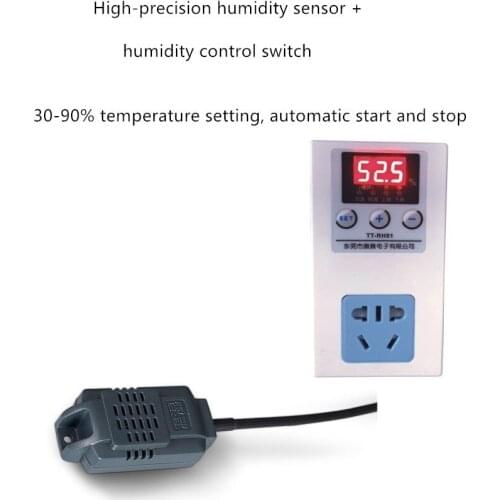 Humidifier Parts Timed automatic switch socket with humidity sensor Industrial humidifier dehumidifier intelligent controller