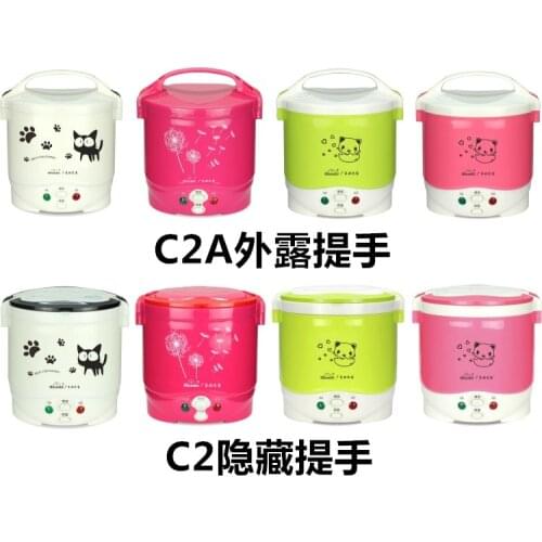 1L rice cooker used in house 220V car 12v to 24v enough for two persons with english instructions