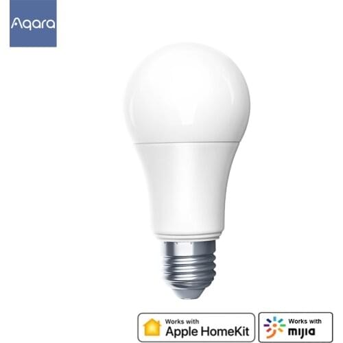 Original Aqara LED Smart Bulb Tunable White E27 9W ZigBee Wireless Remote Control Works with Apple HomeKit Mijia Smart Home APP