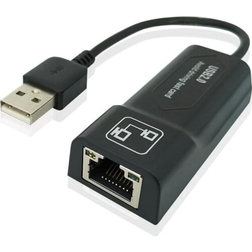USB Ethernet Adapter USB 2.0 Network Card to RJ45 Lan for Win7/Win8/Win10 Laptop Ethernet USB