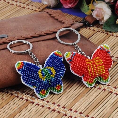 Y071 Cross-stitch Cross Stitch Kits Embroidery Set Package for Needlework Key Phone Chain Chinese Style Car Pendant Bead Stitch