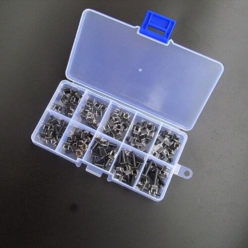 100pcs 4 feet Tact switch micro switch small switch 6x6