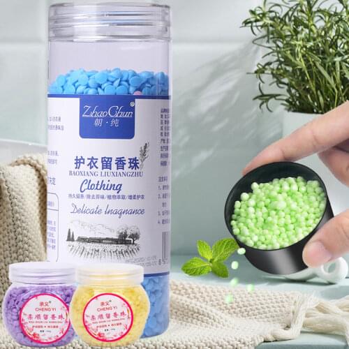 110g Lasting Fragrance Beads Clothes Softener Scent Boosters Beads Anti-static Fragrance Diffuser Pellets Clothes Scent Beads