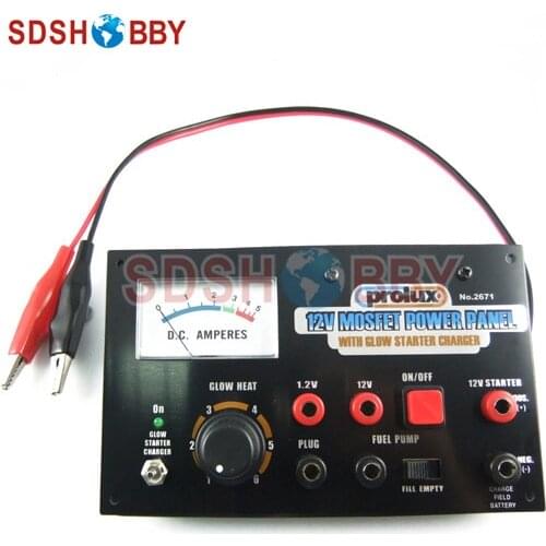12V POWER PANEL W/GLOW STARTER CHARGER
