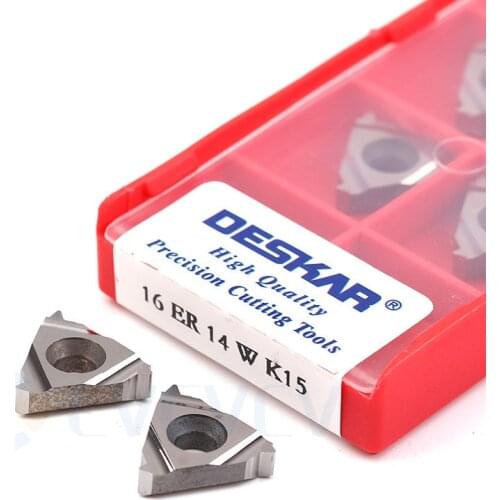 16ER 11W K15 16ER 14W K15 16IR 11W K15 16IR 14W K15 Carbide insert CNC Thread insert suitable for aluminum and copper processing