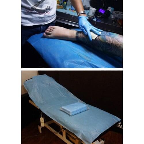 20Pcs/ Bag non-woven Disposable Mattress Sheets for Tattoo Sanitation Clean Bed Supplies Tattoo Accessories Permanent Makeup