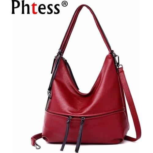 2019 Luxury Handbags Women Bags Designer Soft Leather Shoulder Bag Female Vintage Hand Bags Ladies Travel Bolsa Femininas New