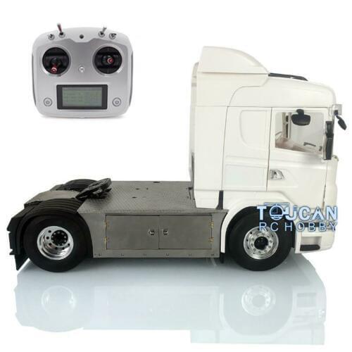 RC 1/14 LESU Sca 4*4 Metal Chassis Radio Hercul R730 Cabin Model Car Light THZH0650-SMT2