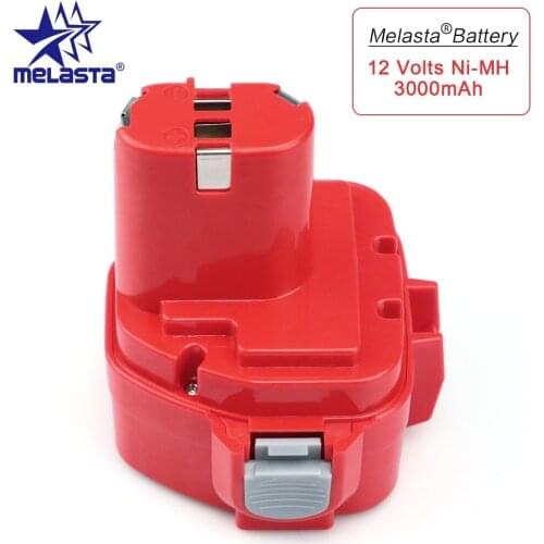 MELASTA Upgrade 12v 3000mAh NIMH Replacement Battery for Makita 1220 PA12 1222 1233S 1233SA 1233SB 1235 1235A 1235B 192598-2