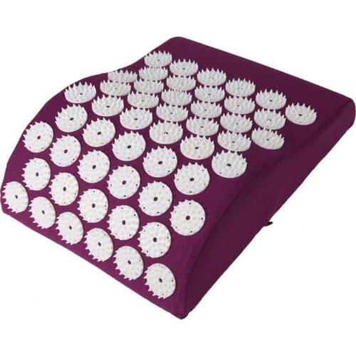 Acupressure Relieve Stress Pain Massage Pillow Cushion Natural Neck Head Pain Stress Relief Pillow Dropship