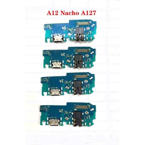 For Samsung Galaxy A12 Nacho A127 Original USB Charger Charging Port Ribbon Flex Cable USB Dock Connector Board