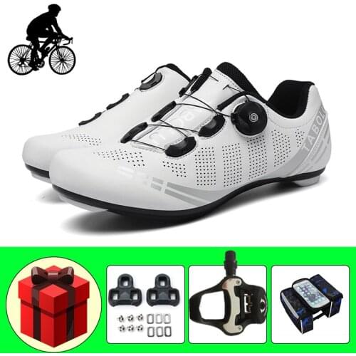 Zapatos Ciclismo Road Bike Shoes Men Women Self-locking Breathable Racing Bicycle Footwear Sapatilha Ciclismo Outdoor Racing