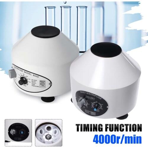 4000rpm Electric Laboratory Centrifuge Medical Practice Machine prp Isolate serum Lab Centrifuge With 6pcs 20ml Centrifuge Tube