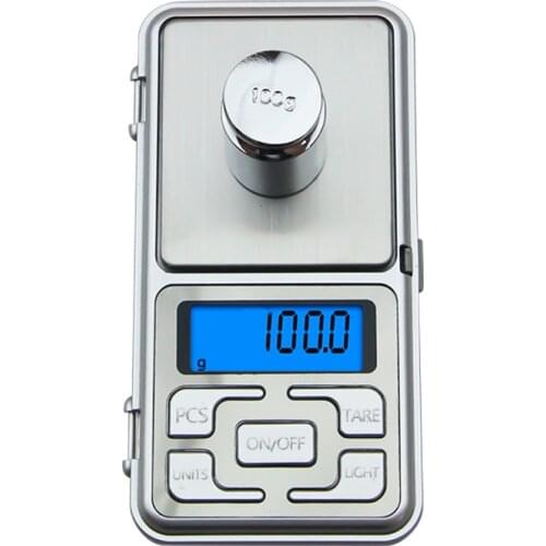 Pocket Scales LCD Display 0.01g to 100g/200g/500g Mini Digital Jewelry Pocket Scale Gram Precise Weighing Balance