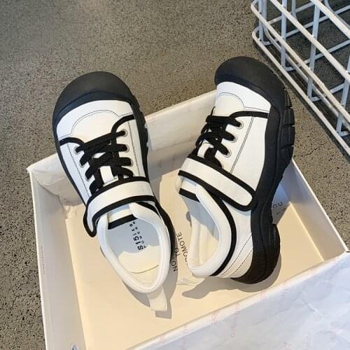 Ins Hot Sneakers Women Trendy Chunky Dad Shoes Woman Hook Loop Platform Shoe Female New Color Sneakers Tenis Chaussures Femme