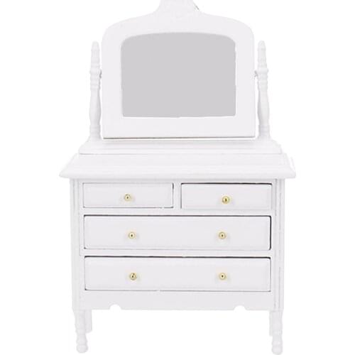 Dollhouse Furniture Girls Children Cosmetics Toy Dressing Table Accessories Doll Make-up Toys Christmas Girl Gift