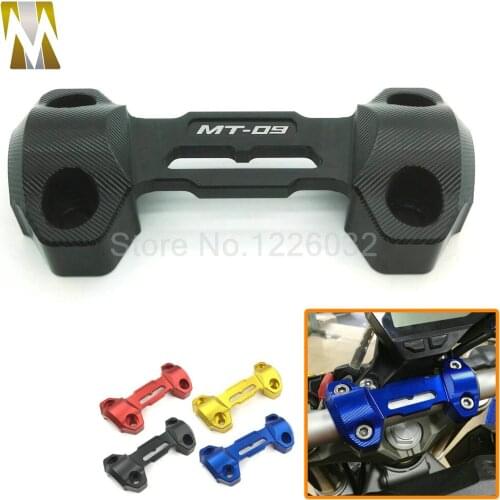 Motocross motorcycle CNC Handlebar Risers Top Cover Clamp Motorcycle Accessories For Yamaha MT09 FZ9 2013 2014 2015