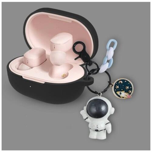 Cartoon Cute Earphone Case With Keyring for Xiaomi MI Redmi AirDots3 Headphones Cover For Airdots 3 Charging Box Bags