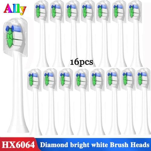 For Philips Sonicare W2 Optimal White Replacement Brush Heads Diamond Clean White EasyClean Gum Health Electric toothbrush Heads