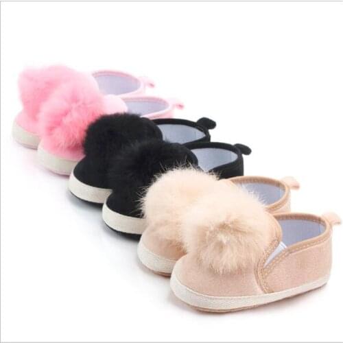2021 New Spring Autumn Baby Shoes Cute Infants Cotton First Walkers Soft Sole Newborn Girls Crib Shoes