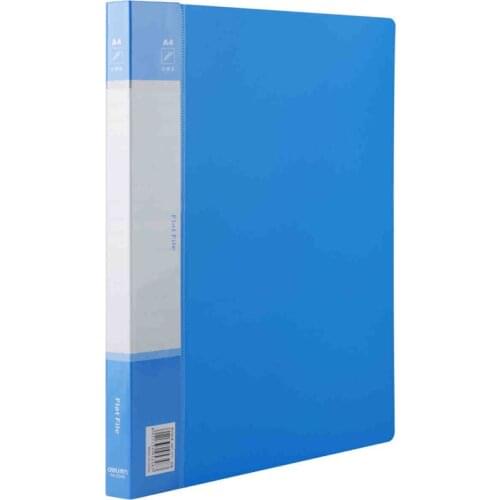 DL DL file folder 5348 thick A4 data folder 8 inch long clip + pocket desktop Creative student office stationery Office