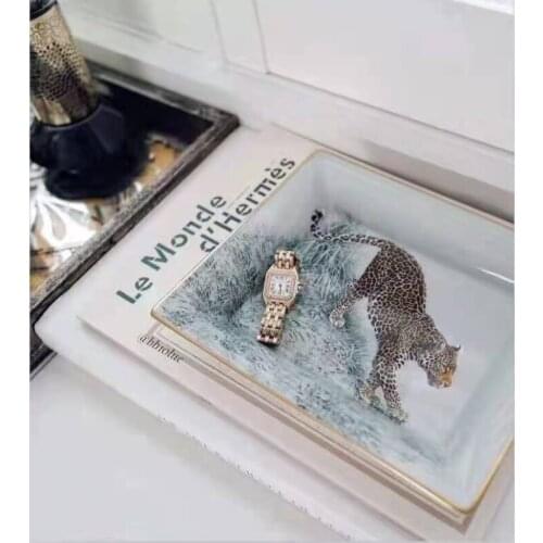 European style Ashtray Jingdezhen bone china Cigar Ashtray Cigarette ashtray Storage tank