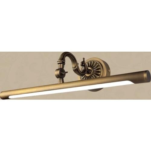 Retro american ded room makeup lamp 45cmEurope style led copper mirror headlight bathroom cabinet lamp