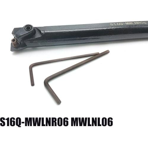 S16Q-MWLNR06 / S16Q-MWLNL06 CNC Turning Tool Boring Bar Metal Arbor Internal Turning Tool holder Lathe Machine