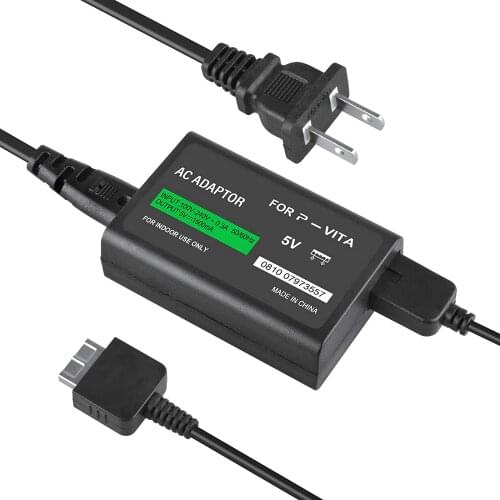 USB Cable AC Power Wall Charger Supply Convert Adapter for Sony PSV PS Vita