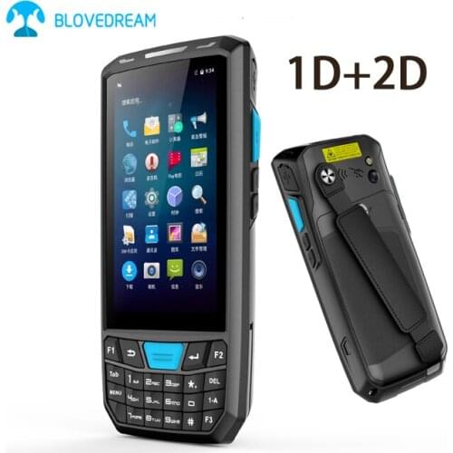 Android barcode pda rugged laser 1D 2D qr code scanner Handheld Data Acquiring Terminal