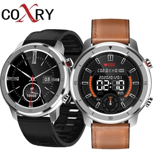 CORXY Smart Watch Men Women Full Touch Support Bluetooth Fitness Tracker Blood Pressure Heart Rate IP68 Waterproof for Xiaomi