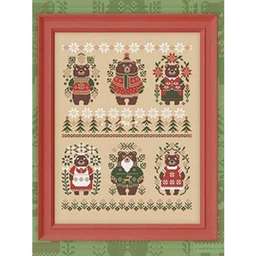 ZZ5183Home Fun Cross Stitch Kit Package Greeting Needlework Counted Kits New Style Joy Sunday Kits Embroidery