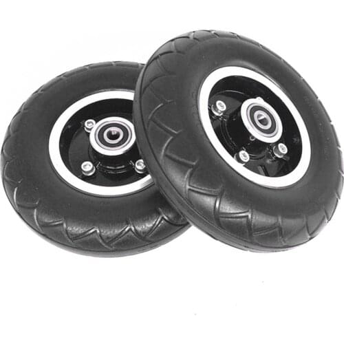 200x50 Electric Scooter Solid Wheel No Air 8 Inch Scooter Wheel With Solid Tire