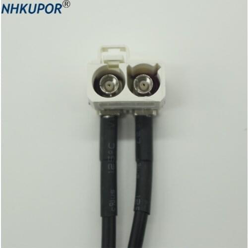 Radio Antenna Adapter 1-2 Conversion Cable for VW RNS 310 RNS315 RNS510 RCD310 RCD510 MFD3 Skoda Columbus Amundsen Media System