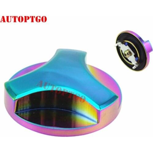 Car Racing Engine Lock Style Valve Tank Oil Filler Cap Cover For Mitsubishi Lancer ASX Eclipse Pajero EVO L300 L200 Ralliart