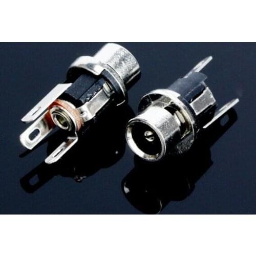 Free shipping 10PCS DC Power Socket Jack DC-025 PIN 2.5 3Pin DIP Needle Size Adaptation