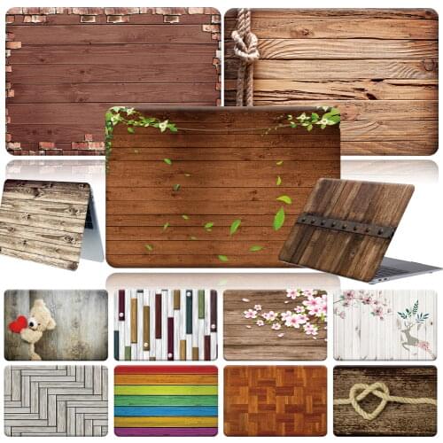 Laptop Case for Apple MacBook Air 13/11 Inch/MacBook Pro 16/13/15 Inch/Macbook 12 Wood Pattern