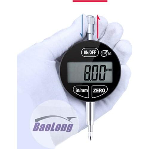 Digital indicator 0-12.7mm oil proof water proof IP54 Electronic Micrometer Micrometro Metric/Inch Dial Indicator Gauge