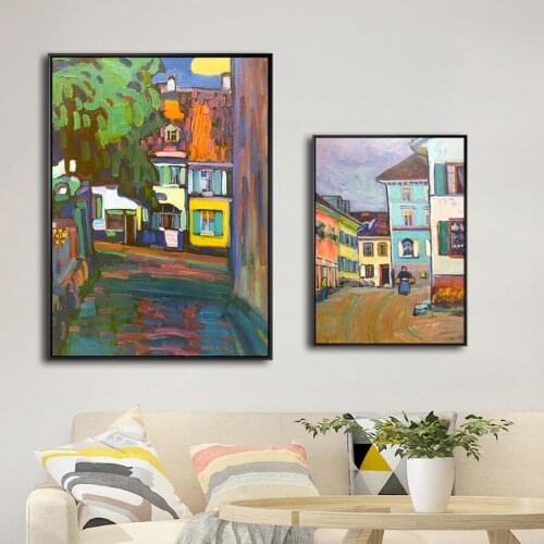 Home Decoration Print Canvas Art Wall Pictures for Living Room Poster Paitings Pictures Russian Wassily Kandinsky