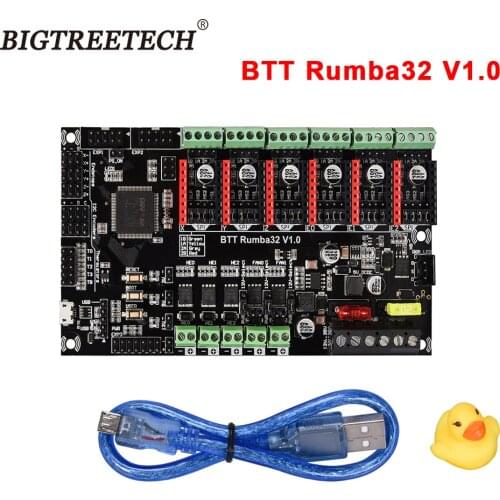 BIGTREETECH BTT Rumba32 V1.0 32 Bit Control Board RGB Light TMC2208 TMC2209UART Driver 3D Printer Parts for 3d Printer