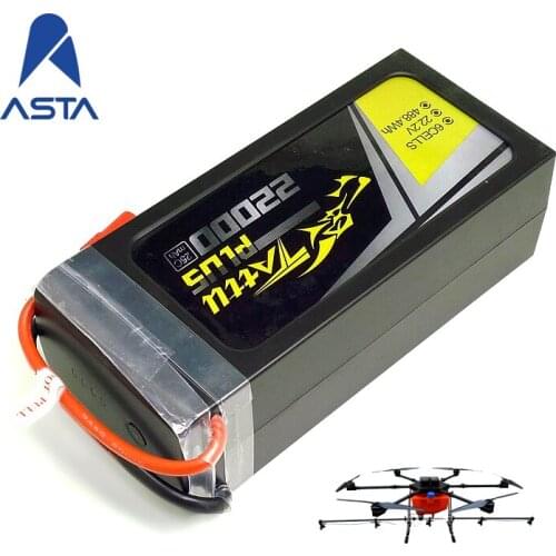 TATTU 22000mAh 6S 22.2V 25C Lithium Polymer Rechargeable Battery for Agricultural UAV Drone