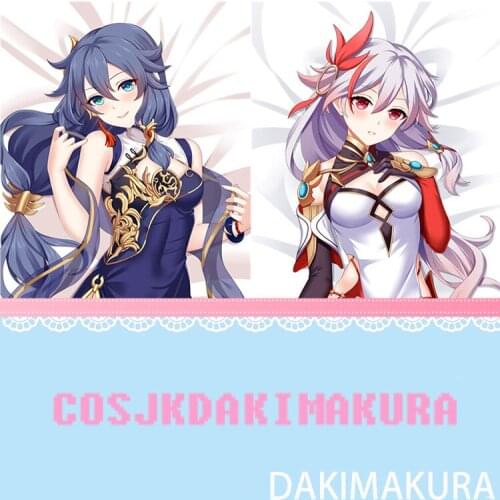 Honkai Impact 3 Yae Sakura Fu Hua Anime Girls Dakimakura Body Hugging Pillow Cover Otaku Pillow Case High Quality Cosplay Gift