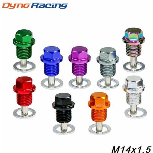 M14*1.5MM Engine Dress Up Magnetic Oil Drain Plug Package Oil Sump drain plug for Most Cars with M14*1.5MM Thread