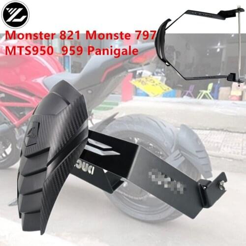 For Monster 821 Monste 797 MTS950 MULTISTRADA 950 959 Panigale Motorcycle Rear Fender Mudguard Wheel Hugger Splash Guard