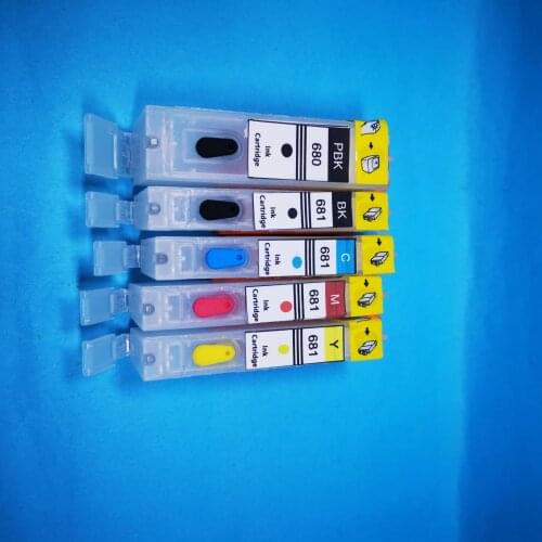 Refillable ink cartridge PGI-680 CLI-681XL PGI-680XL for Canon PIXMA TS706/TR7560/TR8560/TS6160/TS6260/TS8160/TS8260/TS9160
