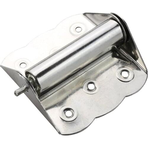 1pair Hardware Drawer Spring Loaded Self Closing Kitchen Cabinet Jewelry Box Furniture For Door Butterfly Hinge Stainless Steel