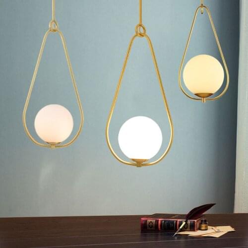 Restaurant study balcony corridor drift window copper chandelier simple bedside clothes and hats room Chandelier