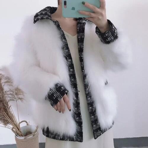 Real fox fur jacket coat women 2020 autumn winter new fashion Luxury high quality coat oversize